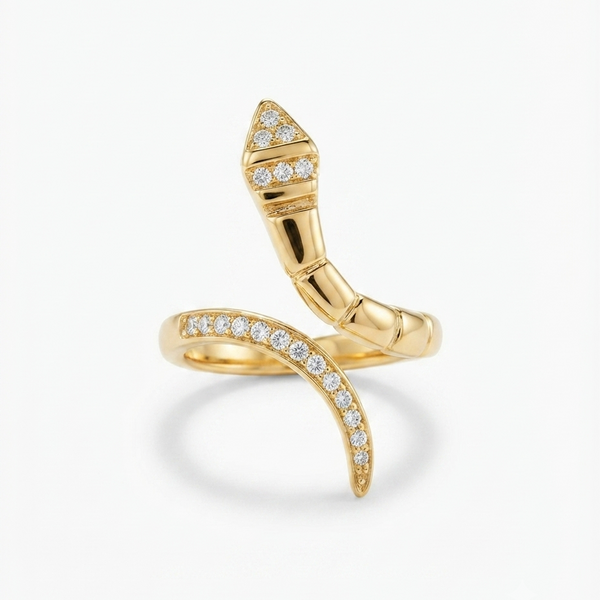 Pavé Serpent Ring