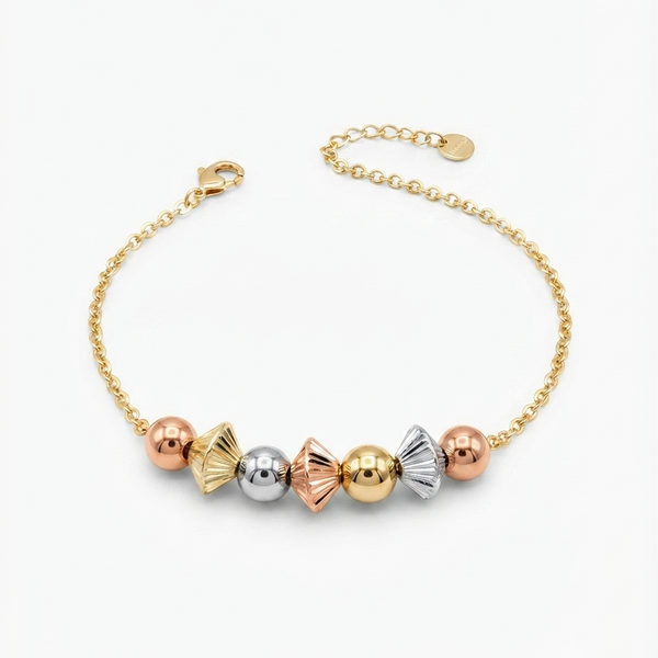 Trio Charm Row Bracelet