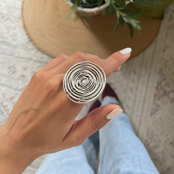 Levant Solar Disc Ring