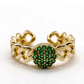 Interlock Gem Ring