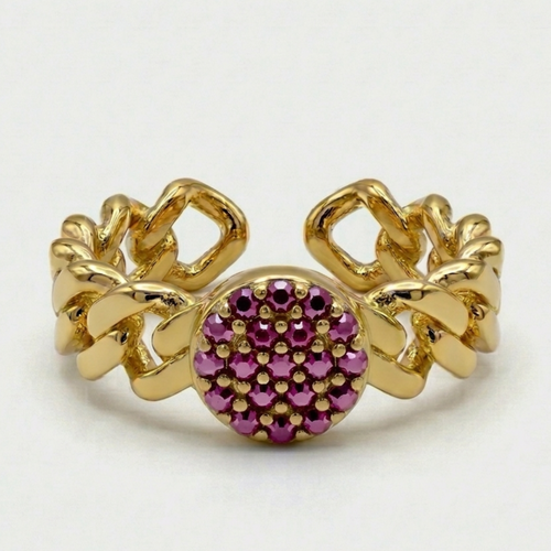 Interlock Gem Ring