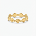 Shell Fan Eternity Ring