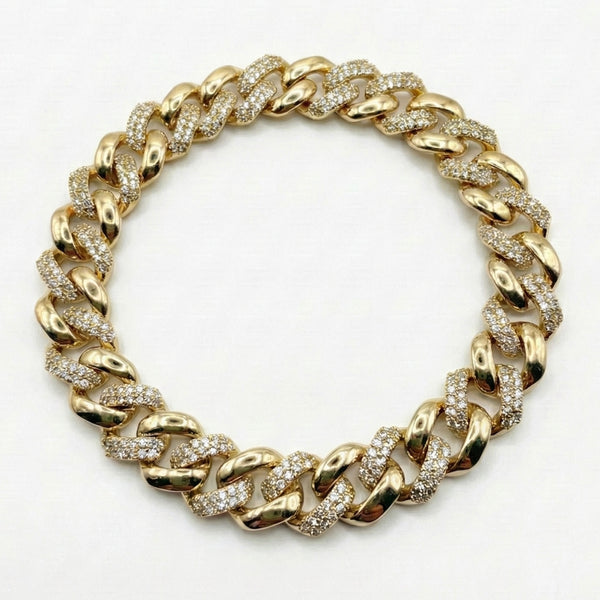 Gilded Ice Bracelet