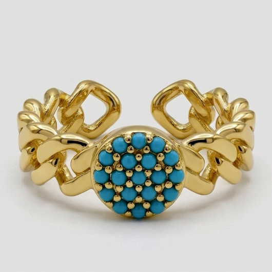 Interlock Gem Ring