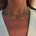 Pavé Serpent Necklace
