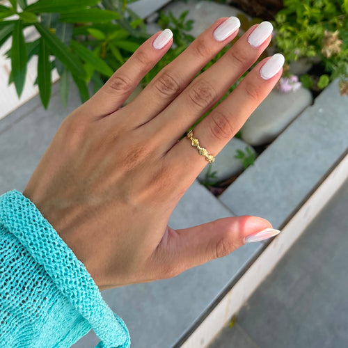 Shell Fan Eternity Ring