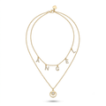 Angel Charm Duo Necklace