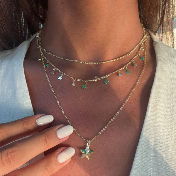 Starfish Layered Necklace