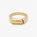 Flat Edge Open Ring