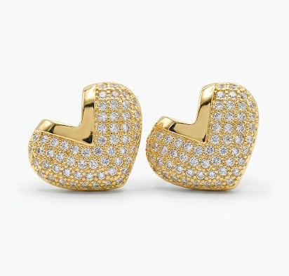 Heart Of Gold Earrings