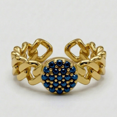Interlock Gem Ring