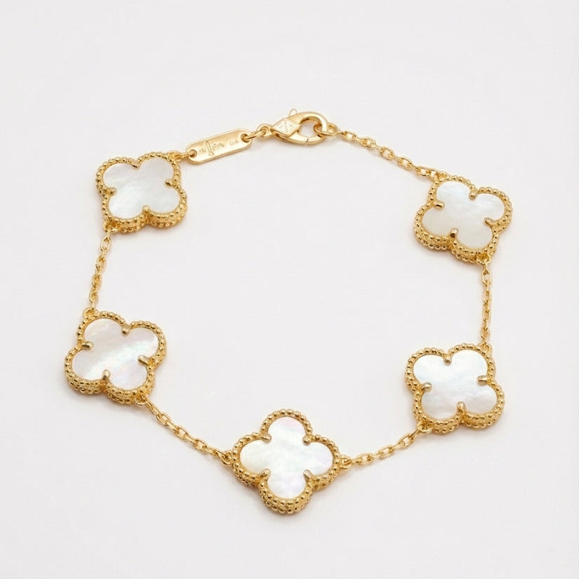 Van Cleef 5 Motif Bracelet
