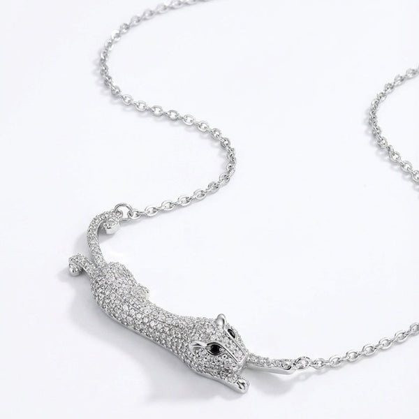 Pave Panther Necklace