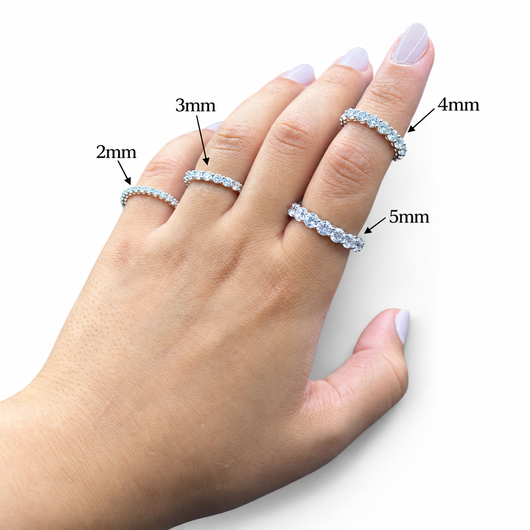 White on White Alliance Diamond Lite Ring