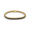Two-Tone Tennis Bracelet – Black & Yellow